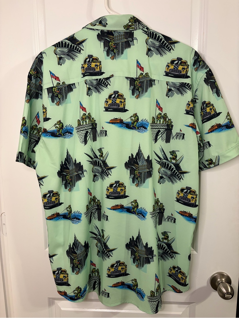 RSVLTS TMNT "Tourists" Men's Short Sleeve Button-Up XL READ - Picture 7 of 11